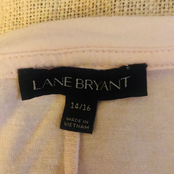 Lane Bryant Long Sleeve Lace Design Front Top | Size 14/16 - Picture 4 of 4